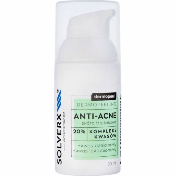 Solverx SOLVERX Dermopeel Dermopeeling proti akné - kompl...