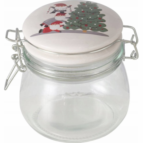 Boltze Sklenice s porcelánovým víčkem MONTI, 450 ml