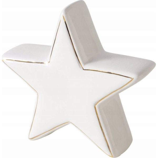 Boltze Home Přírodní kamenná hvězdná figurka VILLE, 13 cm