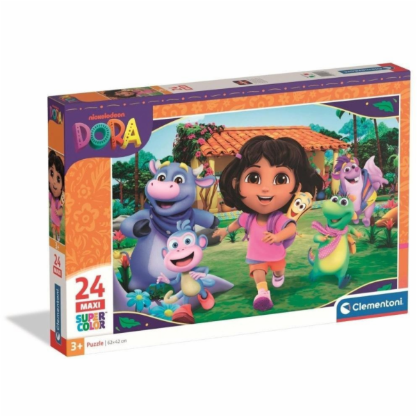 CLEMENTONI Delione Super Color Dora 24826, 24 ks.