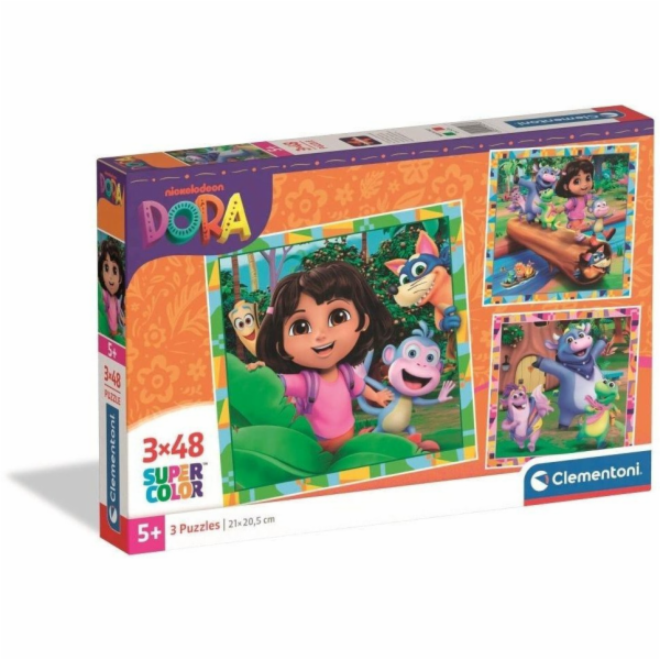 CLEMENTONI TOY DELIONE 3X48 SMALSUTE DORA 25078