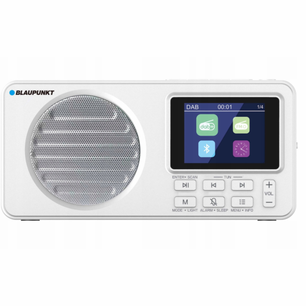 Radio przenośne BLAUPUNKT DAB DR6WH, biały