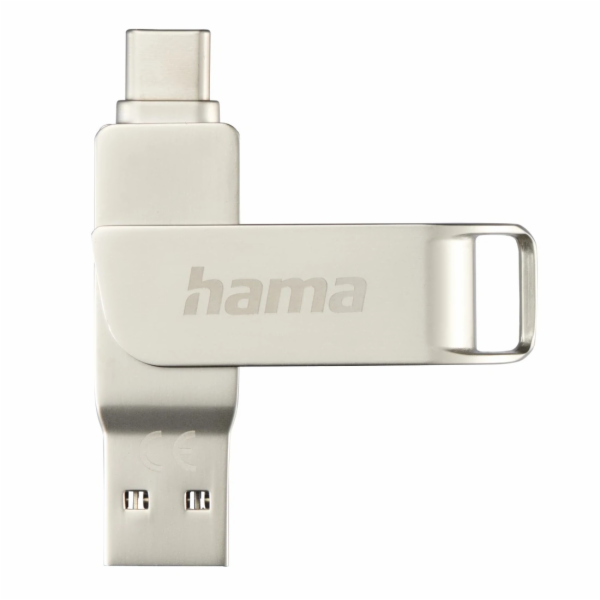 Hama 00182491 C-Rotate Pro 128GB USB 3.0 silver