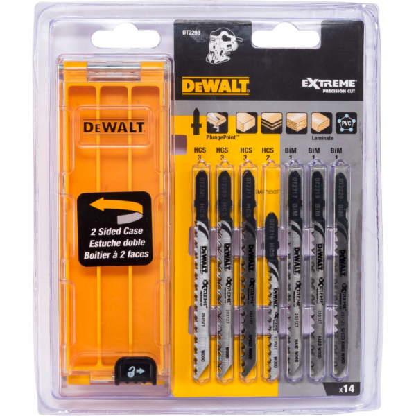 DeWalt DT2298-QZ Stichsägeblatt-Set 14-tlg.