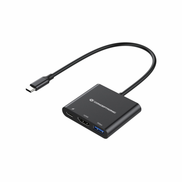 Concepttronic DONN01B USB-C stanice/replikátor - HDMI + U...