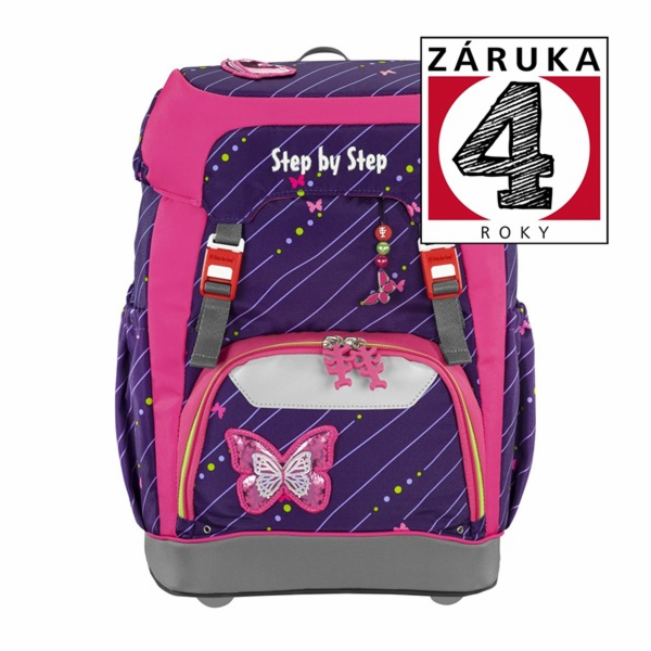 Školní batoh Step by Step Grade Shiny Butterfly