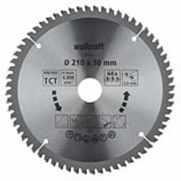 Wolfcraft pilový kotouč pro pokos.pily přesné řezy, pr.21...