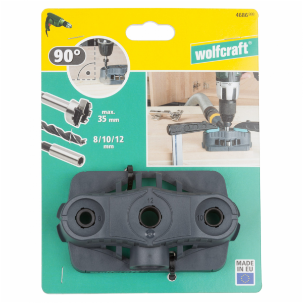 Wolfcraft mobilní vrtací pomůcka pro Forstnerovy a válcov...