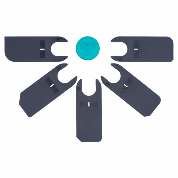 Wolfcraft hladítko na spáry – profesionální sada 5 ks 433...