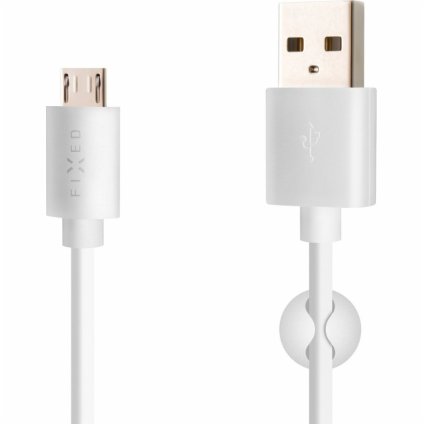 Fixed 2m microUSB kab, bílý FIXD-UM2M-WH