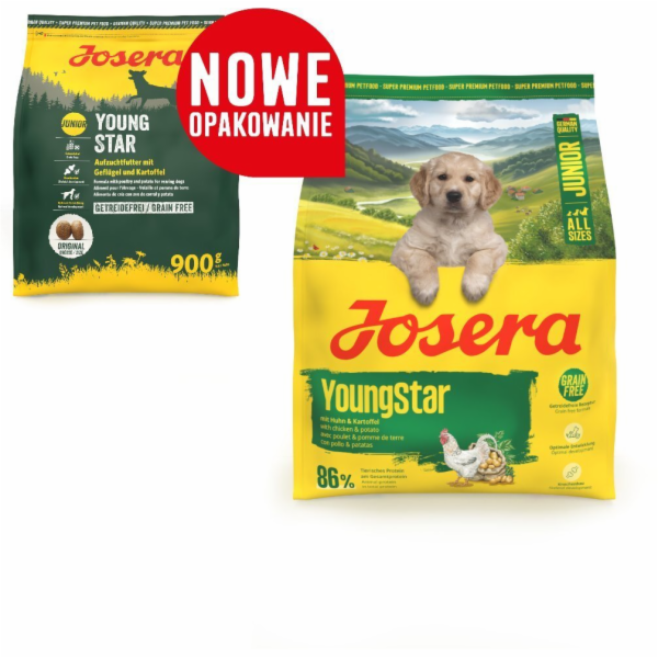 Suché krmivo pro psy JOSERA Youngstar, 900 g