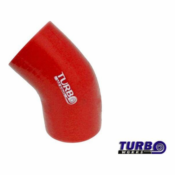 TurboWorks Redukce 45 stupňů TurboWorks Red 63-76 mm