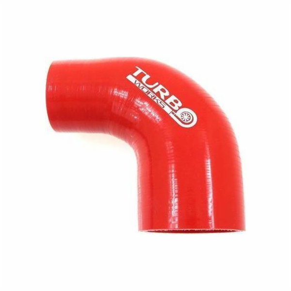 TurboWorks Redukce 90 stupňů TurboWorks červená 57-76 mm
