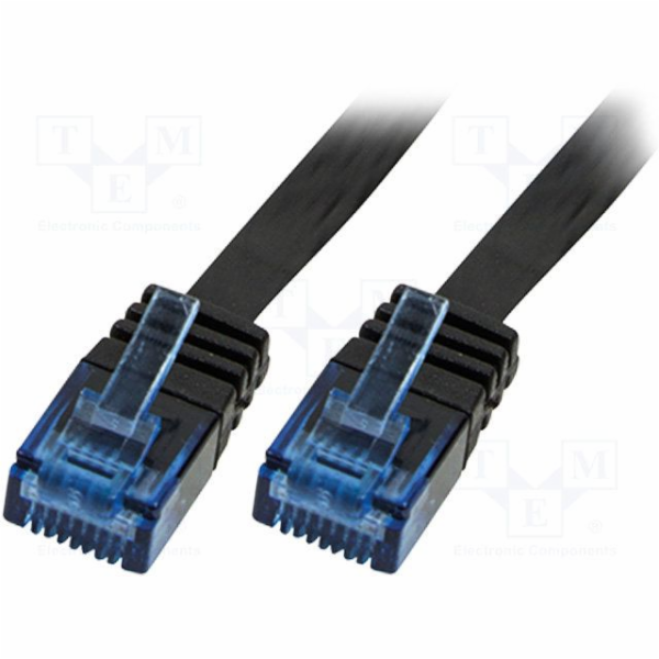 LogiLink patchcord Cat.5e U/UTP, plochý, 10 m (CP0139B)