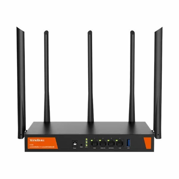 Tenda W30E WiFi Hotspot AX3000 Gigabit Router, 1x GWAN, 2...