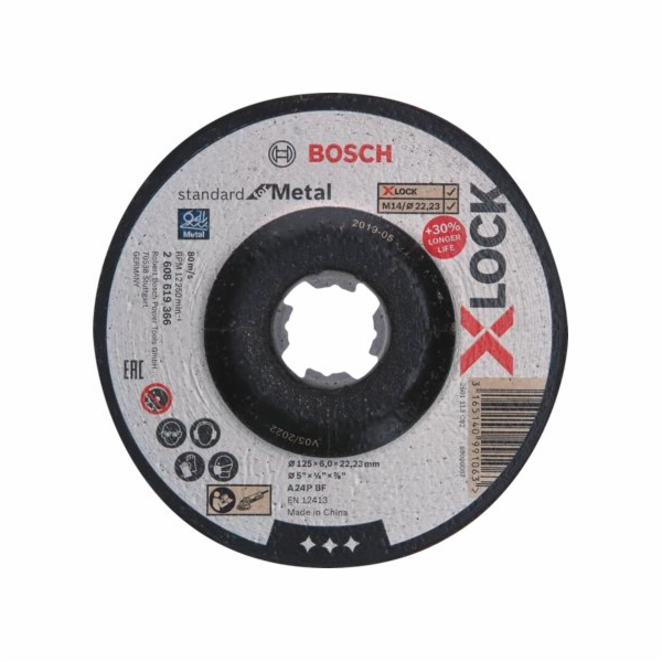 X-LOCK brusný kotouč Standard for Metal, O 125mm, T27, br...