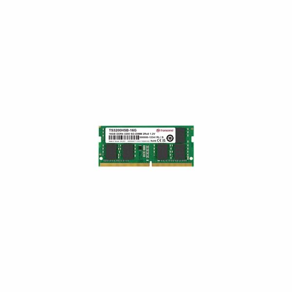 TRANSCEND SODIMM DDR4 16GB 3200MHz 2Rx8 1Gx8 CL22 1.2V