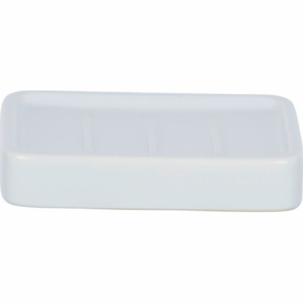 Wenko Držák na mýdlo Hexa 13 x 9,5 x 2,5 cm, keramický, bílý