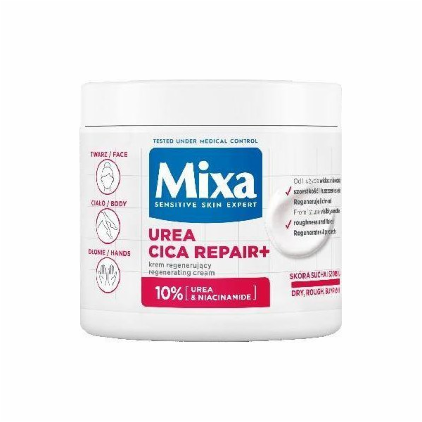 Mixa Urea Cica Repair+ regenerační krém na obličej a tělo...