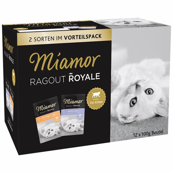 MIAMOR Ragout Royale Kitten Mix in jelly - mokré krmivo p...