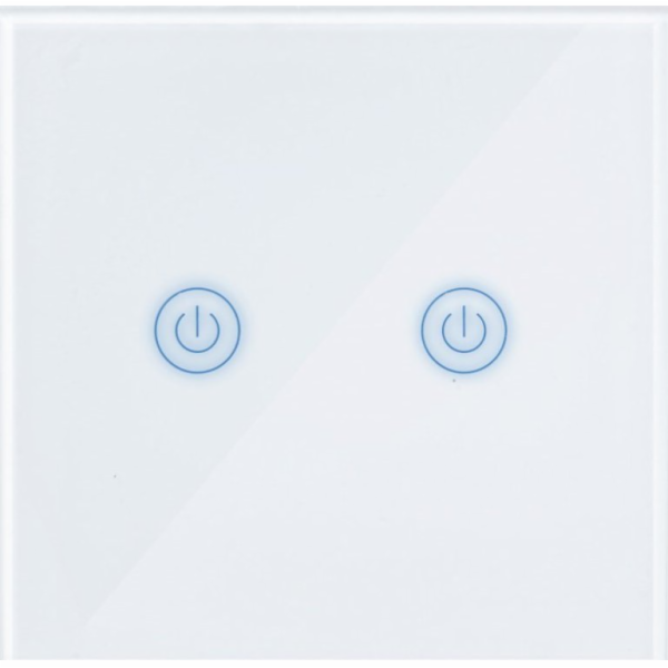 NoName CHYTRÝ WIFI VYPÍNAČ SVĚTLA dvojitý bílý ART oem