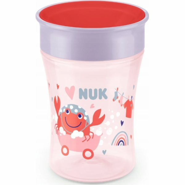 NUK NUK Trinklernbecher Magic Cup 360°-Trinkrand 230ml rot