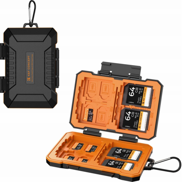 Kf Kryt, pancéřovaný / vodotěsný box pro paměťové karty T...