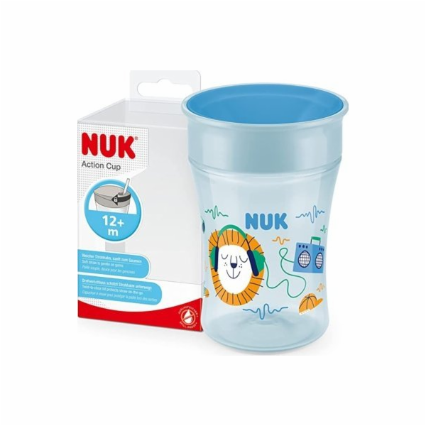 NUK NUK Trinklernbecher Magic Cup 360°-Trinkrand 230ml modrý