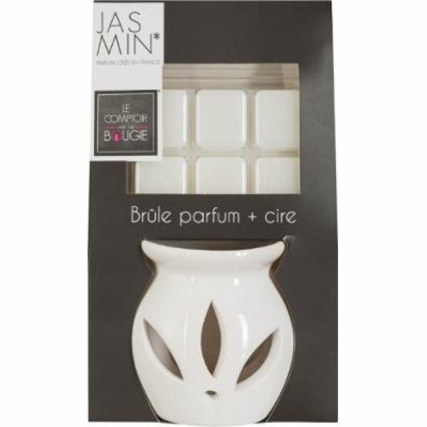 Atmosphera Dekorativní bílý krb + voskový tavenin s vůní ...