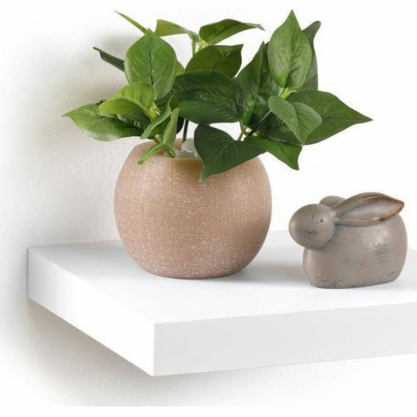 Homea Nástěnná police MDF, délka 25 cm