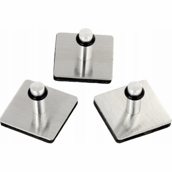 Zeller Sada magnetických háčků ČTVERCOVÝCH - 3 kusy v sad...