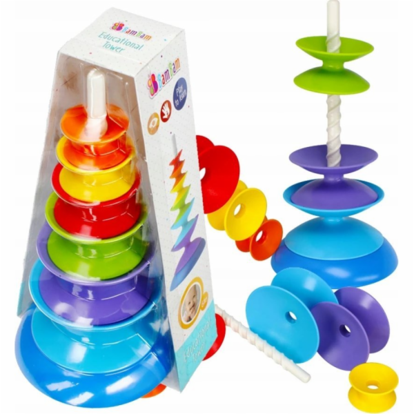 BamBam BAM BAM PIRAMIDKA EDUK 4V1 21X36X17 WB 24