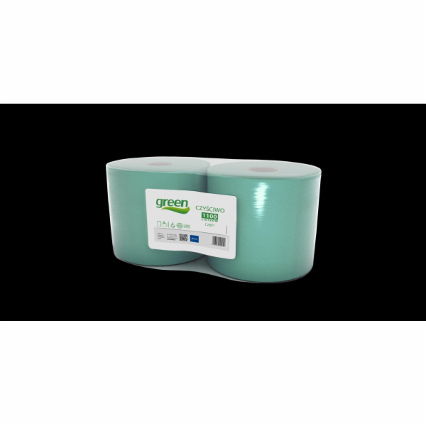 Ellis Green 250/1 zelený čisticí hadřík na odpadní papír ...