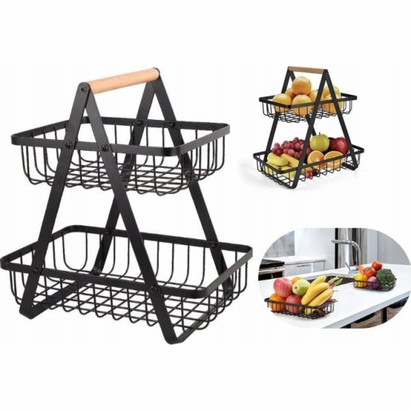 Elitehoff LOFT DLAŽDOVÝ KOŠÍK NA OVOCE A KOŘENÍ E-8084