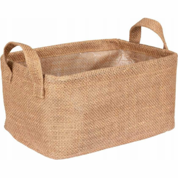 Wenko Úložný koš JUNA s rukojeťmi, 100% juta, WENKO
