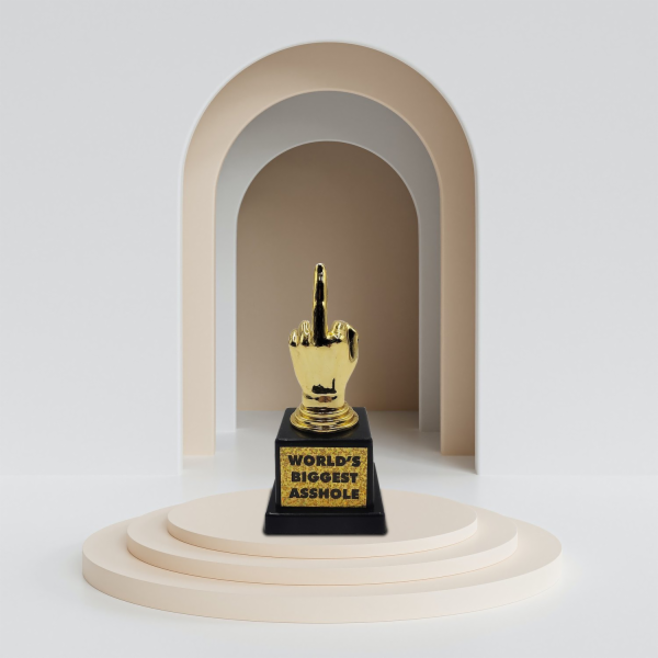 Thumbs Up Palec nahoru, šílená opice - TROPHÄE Největší k...