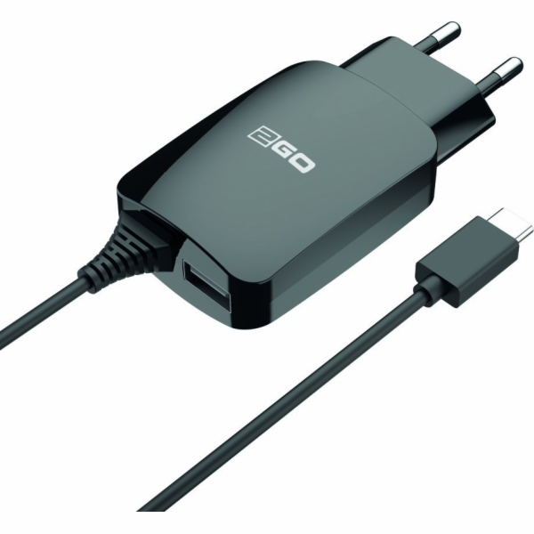 2GO 2GO Ladegerät Charger 12W USB-C + 1-Port 1x USB-A kab...