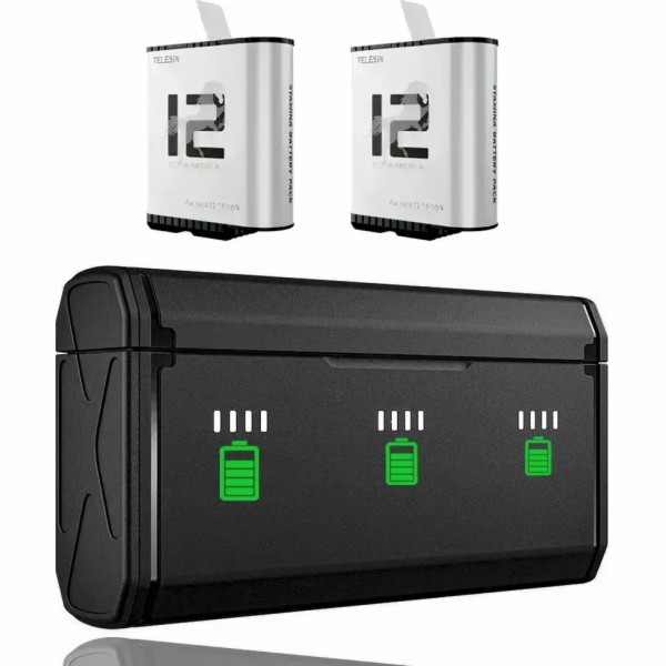 TELESIN charger for GoPro 9/10/11/12