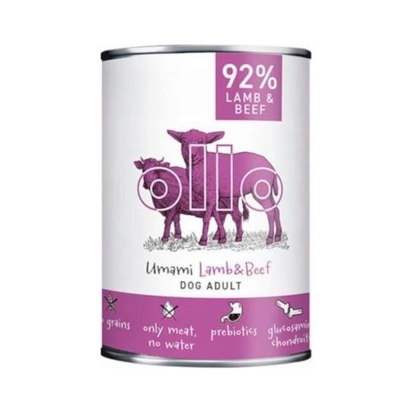 OLLO Umami Jehněčí a Hovězí – mokré krmivo pro psy – 400 g