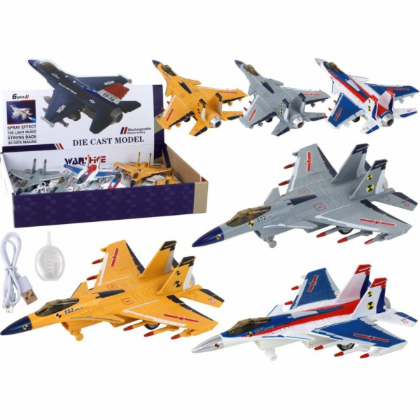 LeanToys Mix poháněných stíhaček pro speciální efekty