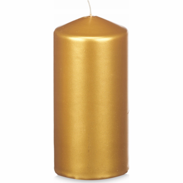 Acorde Válcová svíčka LUNAR Gold, 7 cm