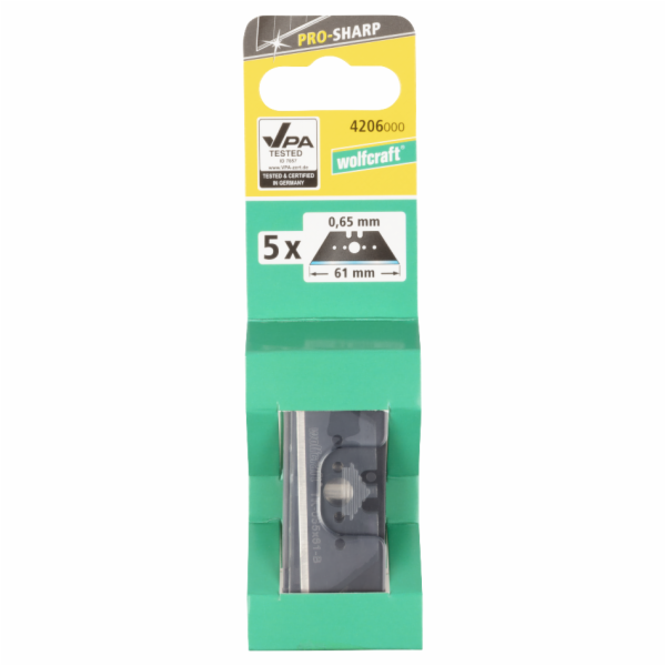Trapézové čepele PRO SHARP 0,65 × 61 mm 4206000
