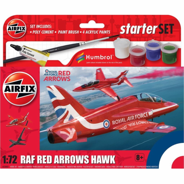 Airfix Airfix Starter Set - Red Arrows Hawk