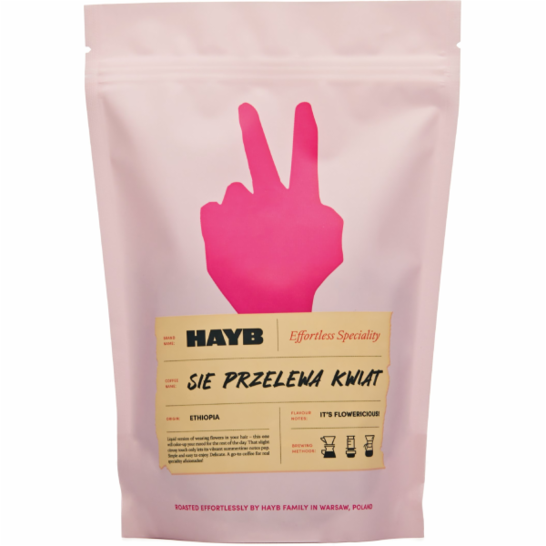 HAYB Kávová zrna HAYB - Poury přes květ 500g