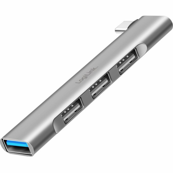 LogiLink Tenký USB-C HUB na 1x USB-A 3.0 3xUSB-A 2.0