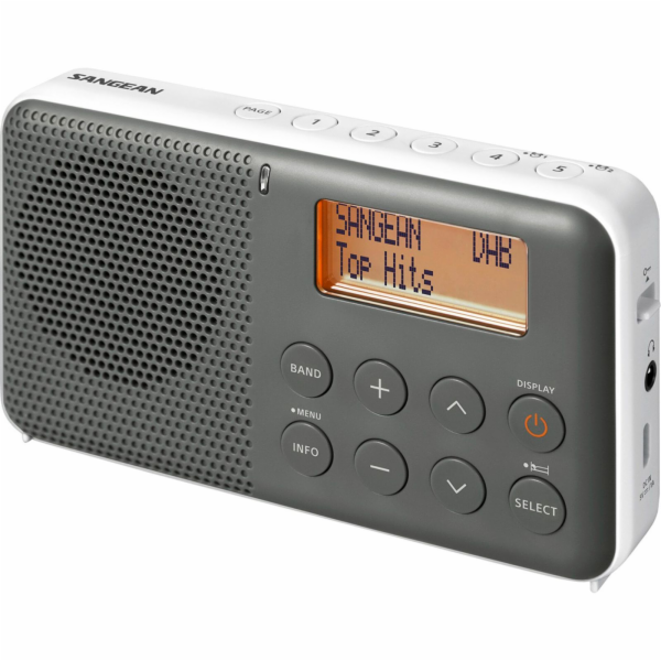 Sangean DPR-64 grau/weiß