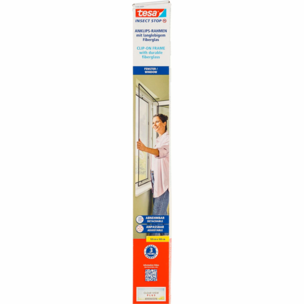 Tesa Insect Stop Clip On 1,0x1,2m anthrazit 55360