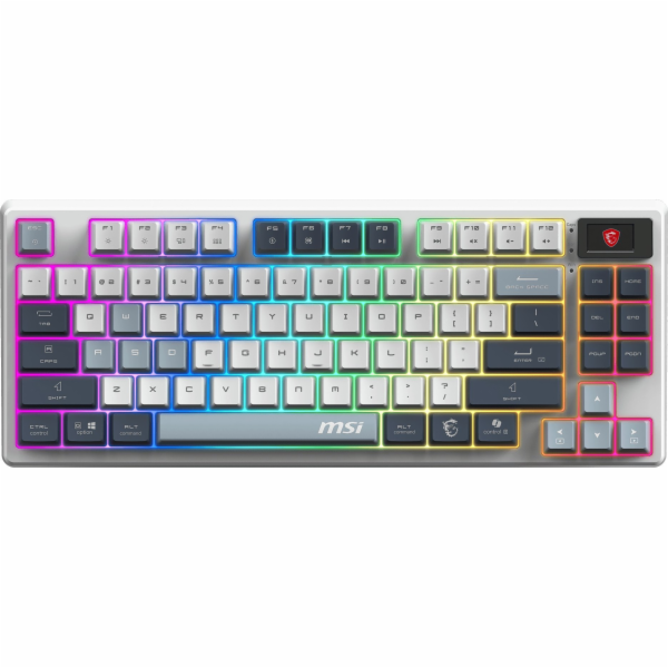 MSI Herní klávesnice Forge GK600 TKL SKY US