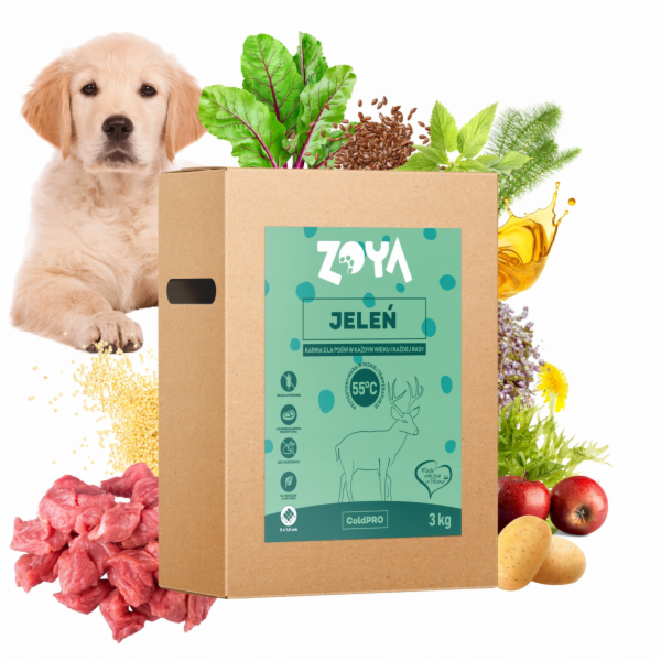 ZOYA ColdPRO Deer - suché krmivo pro psy - 3kg