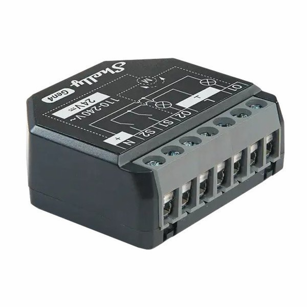 Dvojitý WiFi relé s měřením energie Shelly 2PM Gen4